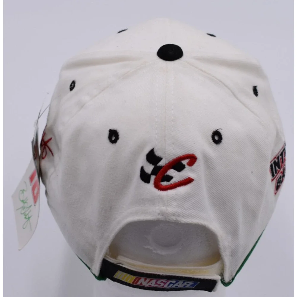 Vtg 1996 NASCAR Bobby Labonte #18 Hat Cap - White & Black - Chase Authentics